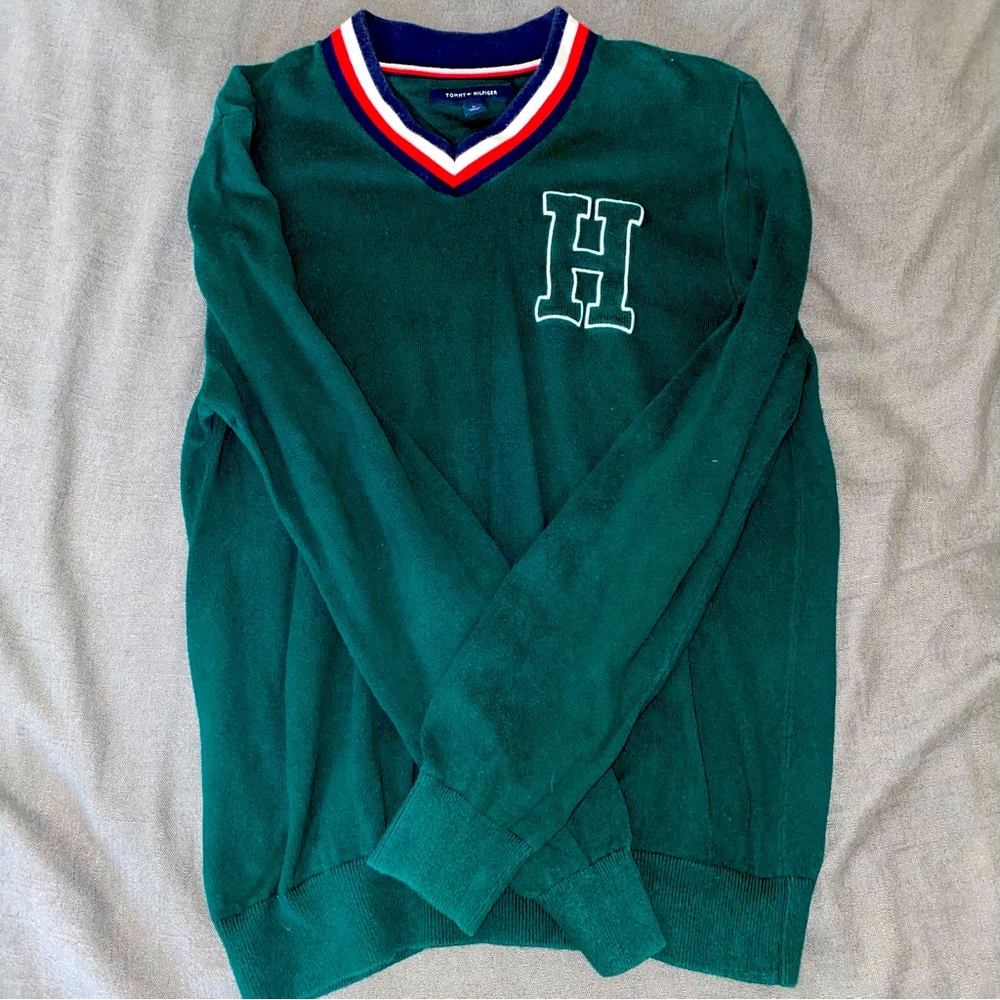 Men’s Green Medium Tommy Hilfiger Crewneck
